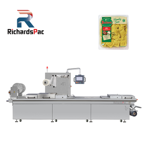 Machine à sceller les plateaux ronds MAP Thermoformage Machine à emballer en atmosphère modifiée Viande Fromage - Product Image 3