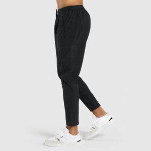 Pantalones Deportivos Casuales para Hombre, Ligeros, 100% Algodón, con Logotipo Personalizado, Alta Calidad, Fabricación en Fábrica, Servicios OEM, con Cordón - Product Image 3