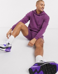 2025 de moda 100% algodón polar pulóver con capucha conjunto corto para hombres ropa de calle pesada personalizada bordado informal de alta calidad - Product Image 4