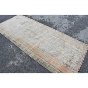 Tapis Vintage en Laine Turque Beige de 39X92 pieds, Tissage Plat, Design Patchwork pour Décoration de Salon, Largeur 4m pour Adolescents - Product Image 4