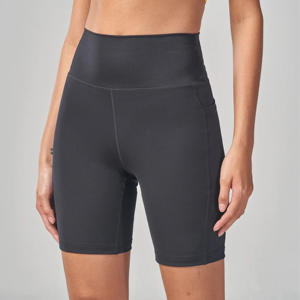 Ightweight 4 Way tretretch Abric 83% Recycled Polyester & 17% Spandex dy ody it lack lave sdential 7 Inches ycling hhort - Product Image 4