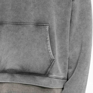 Factory Best Quality Custom Logo Winter 100% Cotton Pullover <b>Hoodies</b> for <b>Men</b> Women Breathable Quick Dry Unisex Use Acid Wash - Product Image 3