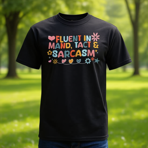 Camiseta Floral para Terapeuta y Analista del Comportamiento (RBT) con Diseño Fluent ABa, para Fines Promocionales - Product Image 3