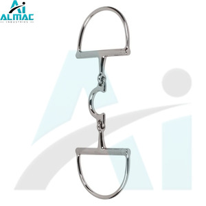 Mèche en forme de D ALMAC avec double articulation offrant un retour équilibré et un ajustement confortable pour l'équitation générale - Product Image 2