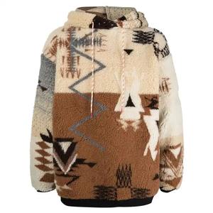Sudadera con Capucha de Invierno para Hombre, Diseño Personalizado, Bordada, Ecológica, de Sherpa, Poliéster/Algodón, Lisa, Teñida, de Manga Larga, Gruesa y Afelpada - Product Image 4