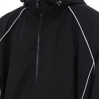 OEM Hommes Coupe-Vent Survêtement Conception Personnalisée Tissu Doux Jogging Gym Costume Full Zip Veste Pantalon Ensemble Sublimation Imprimer