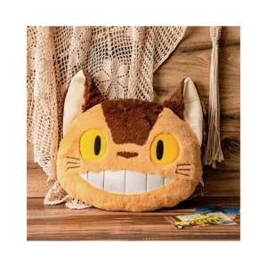 Coussin en peluche Catbus de Mon voisin Totoro pour canapé ou lit d'enfant, jouet doux pour enfants - Product Image 1