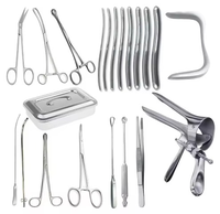 Kit d'instruments de diagnostic vétérinaire professionnel en acier inoxydable de qualité médicale pour l'insertion et l'extraction d'IUD