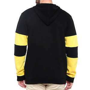Sudadera con Capucha Colorblock para Hombre, Mezcla de Algodón, Forro Polar, Cierre Completo - Product Image 5
