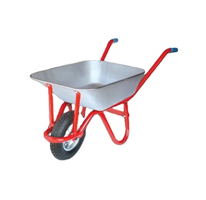 Kanat Galvanized Tray <b>Wheelbarrow</b> Tubeless Tyre-Bearing Industrial Use Load Capacity 150kg Heavy Duty Easy Assembly 1 Year - Product Image 1