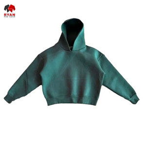 Sudadera con Capucha Personalizada con Logotipo Frontal para Hombre, Prenda de Invierno Transpirable de Forro Polar, Tejido de Poliéster/Algodón, Servicio OEM/ODM - Product Image 4