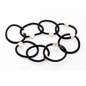 100 élastiques à cheveux doux pour enfants, style bijoux de fête, attaches en caoutchouc pour cheveux - Product Image 1