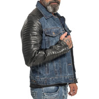 Vestes en jean et cuir pour hommes de haute qualité - Légères, écologiques, respirantes, doublure en coton personnalisable, design sur mesure