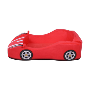Lit d'enfant en mousse souple rouge moderne pour voiture de course, meubles de salle de jeux pour tout-petits, literie pour chambre d'enfant, garderie - Product Image 5