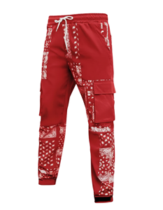 Wholesale High-Quality Printed Sweatpants - Customizable Unisex Cotton Joggers for Bulk Orders - Product Image 3