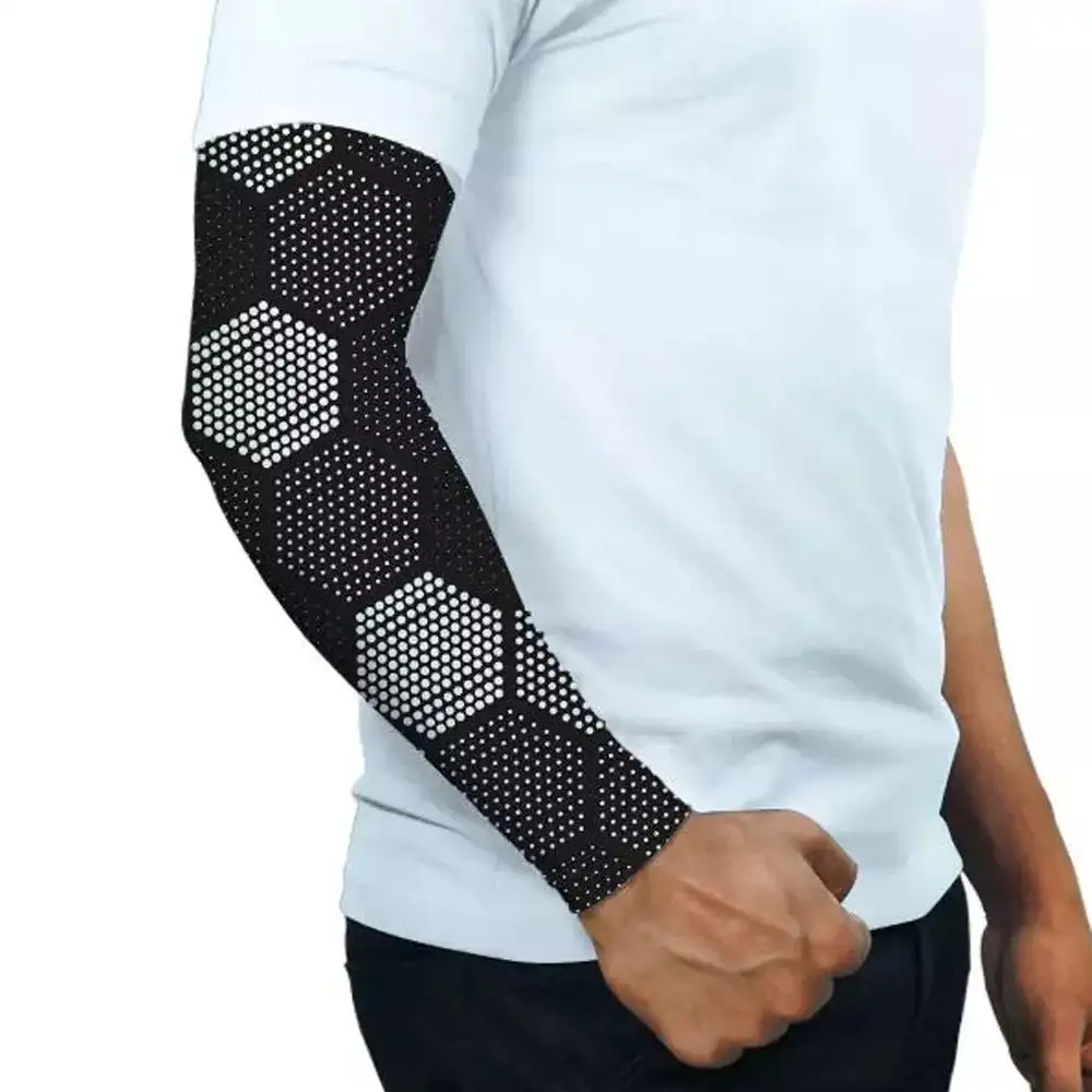 Sports Wholesale Men Women Elbow Sleeves Wholesale compression cycling arm quick dry customized sublimation printing arm sleeves