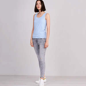 Camiseta sin Mangas de Yoga con Cuello Redondo para Mujer, Ligera, Suave y Cómoda, Chaleco Informal de Verano - Product Image 5