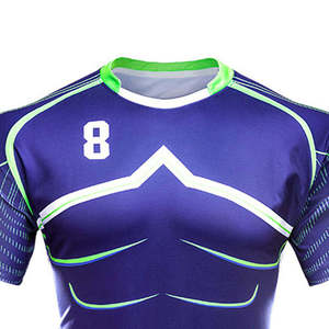 Conjunto de Camiseta de Fútbol Sublimada para Hombre, Número 8 Verde, Manga Corta Ajustada, Transpirable, Absorbe la Humedad, Verano, 100% Algodón Elástico - Product Image 5
