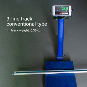 Siêu thị cửa hàng bán lẻ phù hợp 2/3/4 dòng Nhôm dẫn ánh sáng theo dõi 1.5m/1m/2M Chiều dài đồng Trắng & Đen theo dõi - Product Image 4