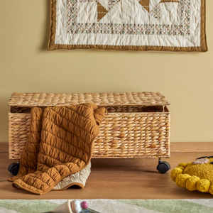 2025 nuevas cajas de almacenamiento rectangulares duraderas ecológicas con ruedas contenedor de almacenamiento de jacinto de agua multifuncional Vietnam - Product Image 6