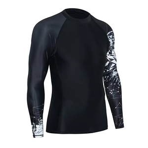 Compression Rash Guard MMA BJJ <b>Grappling</b> Training Gym Fitness Martial Arts Sports Shirt Protection Clothing Mma Rash Guard - Product Image 1