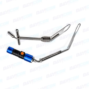 Écarteur osseux chirurgical orthopédique Fukuda pour exposition de la cavité glénoïde, instruments d'arthroplastie de l'épaule en acier inoxydable allemand - Product Image 3
