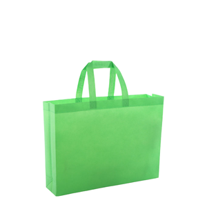 Sac fourre-tout personnalisable en spunbond à longue poignée, confortable, non tissé, avec fermeture à l'épaule, pour les supermarchés - Product Image 1