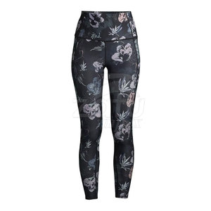 High Quality Women Legging Fitness Wear Hot Sale Latest Design Elastic Waist Women Legging In Reasonable Price - Product Image 1