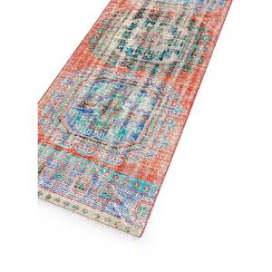 Alfombras de Lana Anudadas a Mano de Estilo Vintage en Rojo Anaranjado, Alfombra Grande de Jaipur Pae-2525 con Medallón para Sala de Estar, Pasillo, Nueva Alfombra de Jaipur US - Product Image 2