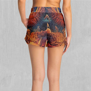 Custom Made Lady Shorts Sublimation Graphics Print women's short Wholesale Custom Sublimation Printing Shorts - Product Image 2