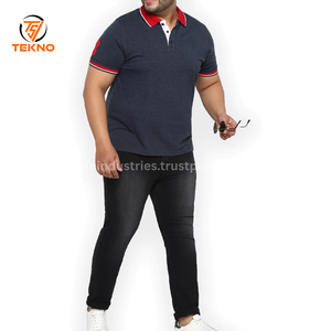 เสื้อโปโลแขนสั้นขนาดใหญ่พิเศษเสื้อกอล์ฟปักโลโก้ตามสั่งบริการ OEM - Product Image 4