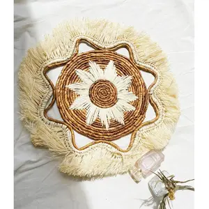 High quality Boho hanging wall decor, Natural fringe decoration for houses, hotels, high-class apartments, homestays, villas