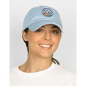 <b>Light</b> Blue <b>Circle</b> Cap with Hand Drawn Printing for Casual Scene - Product Image 1