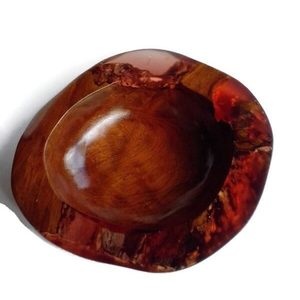 Cuenco de madera de olivo hecho a mano 100% resina/cuenco de madera perfecto para aperitivos, aceitunas, salsas y más cuenco para servir - Product Image 3
