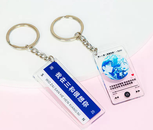 Porte-clés personnalisé avec logo, accessoire élégant en plastique, prix d'usine, pour l'organisation des clés et la promotion de la marque - Product Image 3