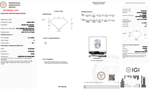 E Color VS1, taille de la clarté 1.51 Ct, diamant poli labgrow, forme radiante, bijoux en diamant HPHT-CVD, diamants en vrac - Product Image 5