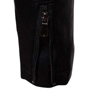 Veste en cuir sur mesure en gros, qualité supérieure, manches longues, vêtements de mode, veste en cuir véritable pour hommes, service OEM - Product Image 3