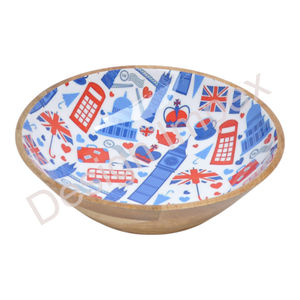 Tazón para Servir Alimentos con Impresión Personalizada, Apto para Lavavajillas, Ecológico, Tazón para Frutas, Decoración Moderna para el Hogar - Product Image 5