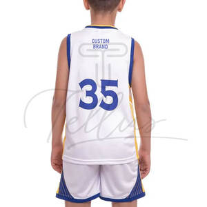 Uniformes d'équipe de basket-ball de bonne qualité, shorts de basket-ball en mesh personnalisés pour enfants, maillot de basket-ball sportif pour enfants - Product Image 6