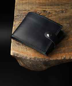 Cartera plegable corta abierta de piel auténtica de diseñador al por mayor, cartera delgada con bloqueo RFID con logotipo personalizado, OEM, venta al por mayor - Product Image 4