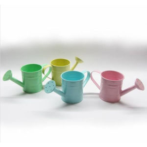 Juego de 4 regaderas multicolores hechas a mano con forma y tamaño personalizados, regaderas utilizadas por jardineros para regar plantas - Product Image 1