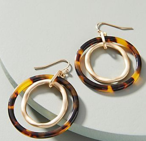 Pendientes de resina y madera hechos a mano, moda elegante para mujeres y niñas - Product Image 6