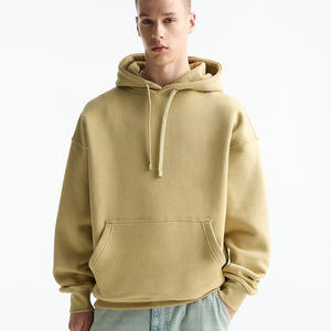 Sudadera con capucha personalizada Oem Logo Pullover Térmica de gran tamaño Transpirable Sudadera con capucha en blanco para hombres - Product Image 1