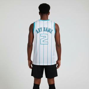 Camiseta de Baloncesto Personalizada de Alta Calidad, Marca Propia, Económica, Sublimada, Blanca, con Logotipo Bordado/Impreso, para Hombre, Tallas Grandes, Conjuntos Deportivos 2026 - Product Image 4