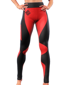 Venta al por mayor de cintura alta de bloqueo de color cintura elástica mallas deportivas al aire libre entrenamiento gimnasio pantalones para mujeres ropa de Fitness - Product Image 3