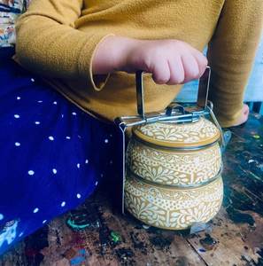 King Venta caliente multicapa de acero inoxidable 304 Fiambrera aislante Fiambrera 1-3 capas Aislamiento Contenedor de alimentos Tiffin Box - Product Image 4