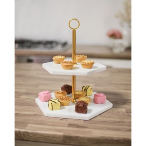 Tendance 2025 Design ustensiles de cuisine gâteau accessoires décoratifs support de gâteau en métal de qualité exclusive pour mariage et fêtes décor - Product Image 2