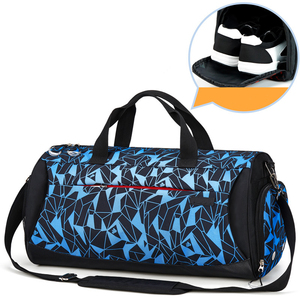Bolsas de gimnasio de viaje de gran capacidad Bolsas de gimnasio de lona impermeables deportivas con logotipo personalizado para hombres - Product Image 5
