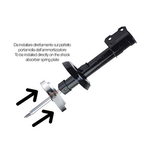 2 espaciadores delanteros de aluminio de 15 mm para Panda 141 - Product Image 3