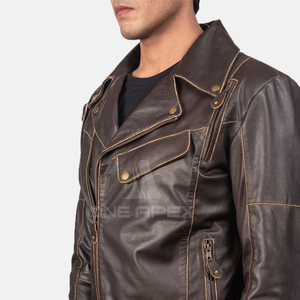 Chaqueta de cuero genuino para hombre 2025 nueva moda de manga larga de otoño para hombre chaqueta de invierno Top Trending chaquetas para hombre - Product Image 5